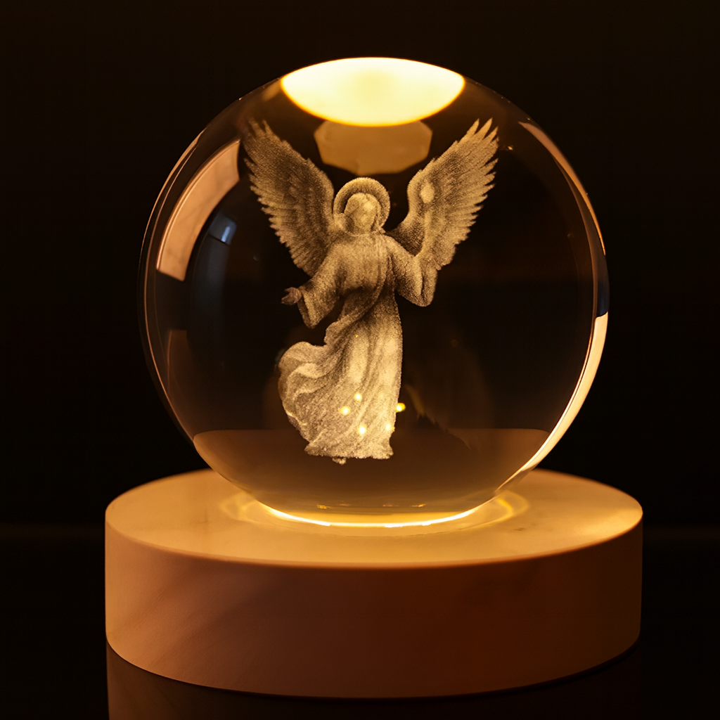 3D Crystal Keepsake — Engraved From Your Photo