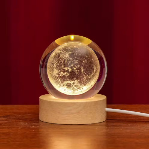 3D Crystal Keepsake — Engraved From Your Photo